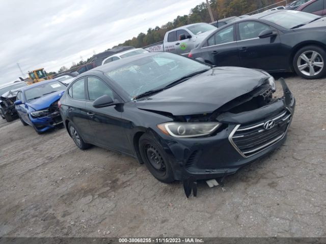 hyundai elantra 2017 kmhd74lf7hu415613