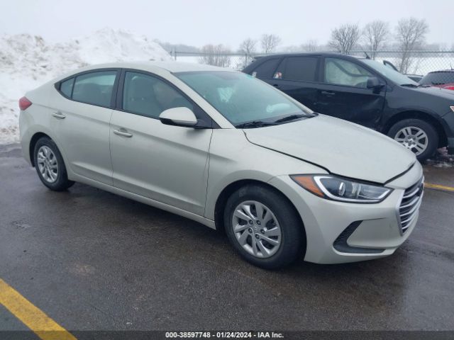 hyundai elantra 2017 kmhd74lf7hu421489