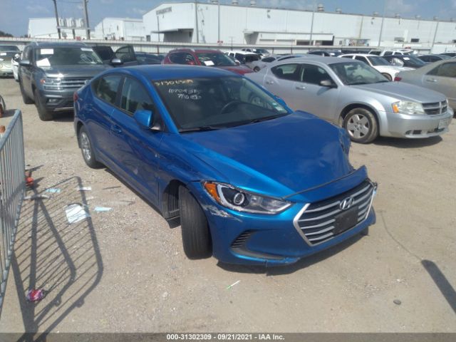 hyundai elantra 2017 kmhd74lf7hu422271