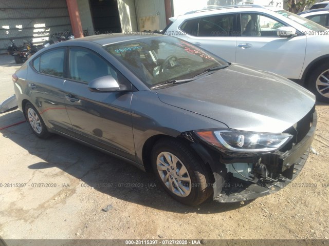 hyundai elantra 2018 kmhd74lf7ju449590