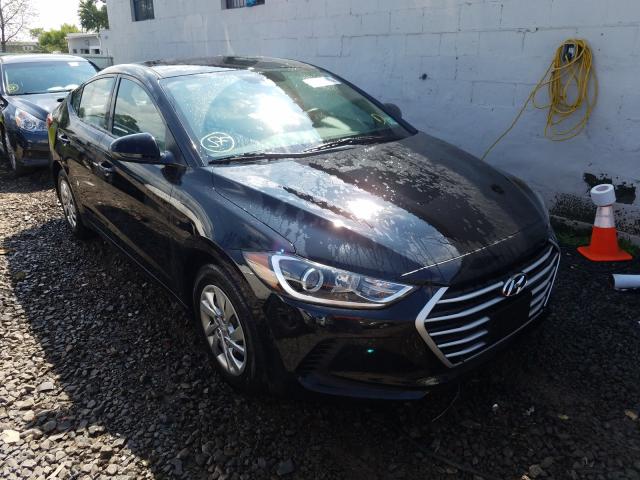 hyundai elantra se 2018 kmhd74lf7ju580471