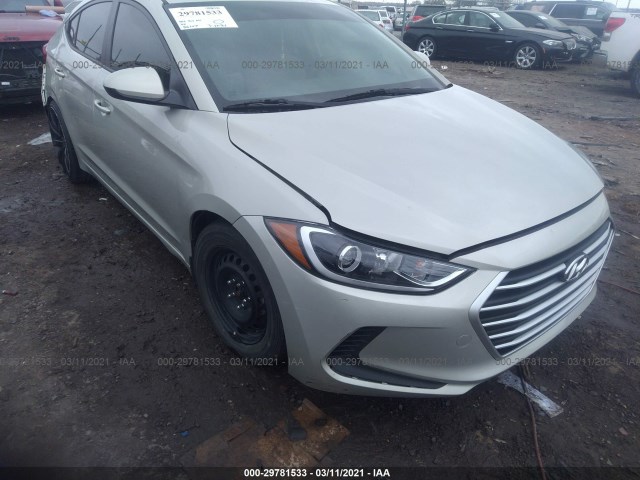 hyundai elantra 2018 kmhd74lf7ju637932