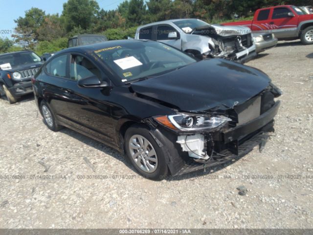 hyundai elantra 2017 kmhd74lf8hu096903