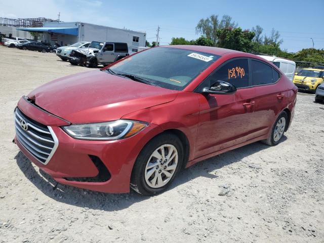 hyundai elantra 2017 kmhd74lf8hu121394