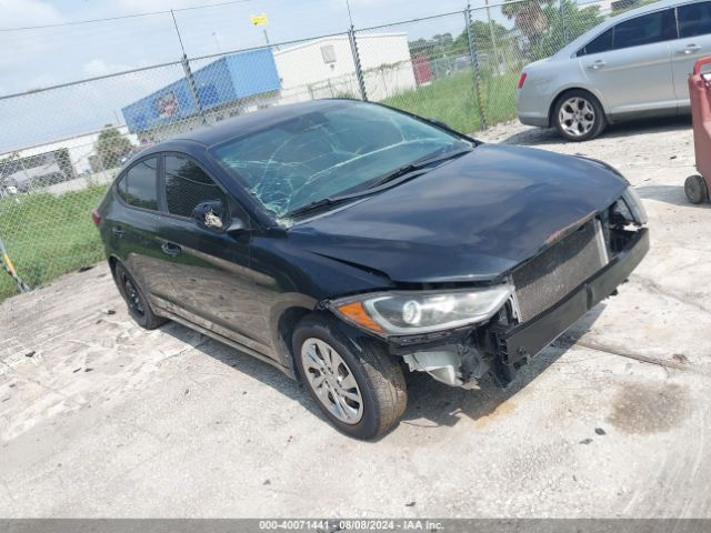 hyundai elantra 2017 kmhd74lf8hu321210