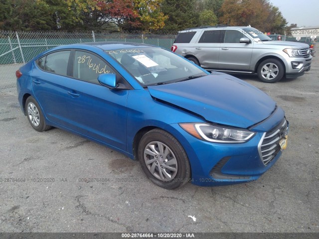 hyundai elantra 2017 kmhd74lf8hu330778