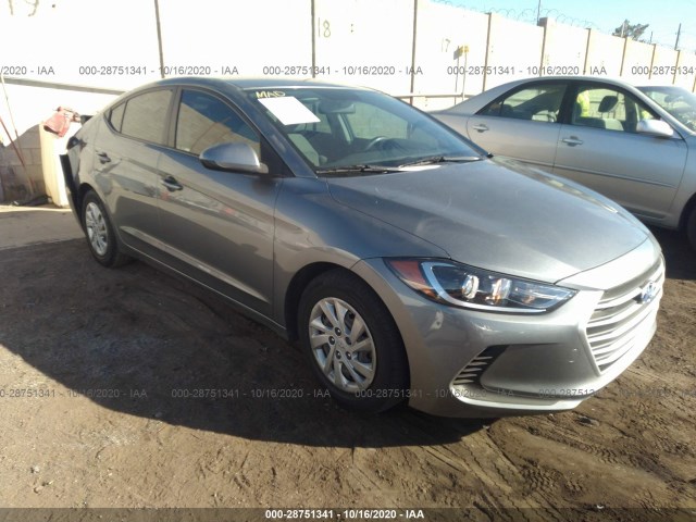 hyundai elantra 2017 kmhd74lf8hu357110