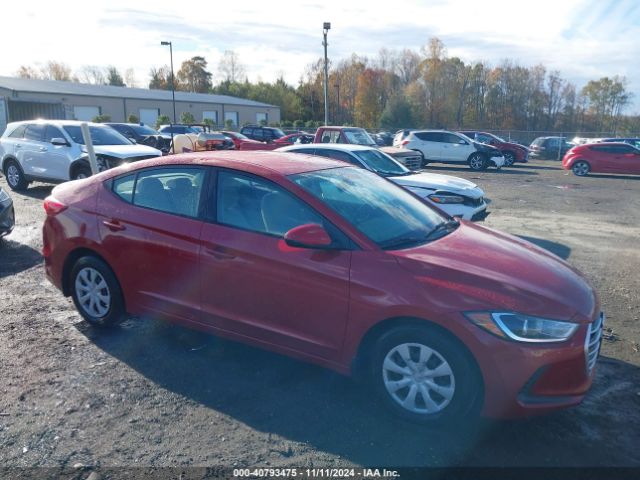 hyundai elantra 2017 kmhd74lf8hu399244