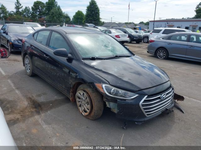 hyundai elantra 2017 kmhd74lf8hu403325