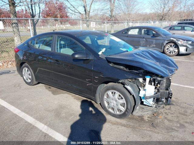 hyundai elantra 2017 kmhd74lf8hu406144