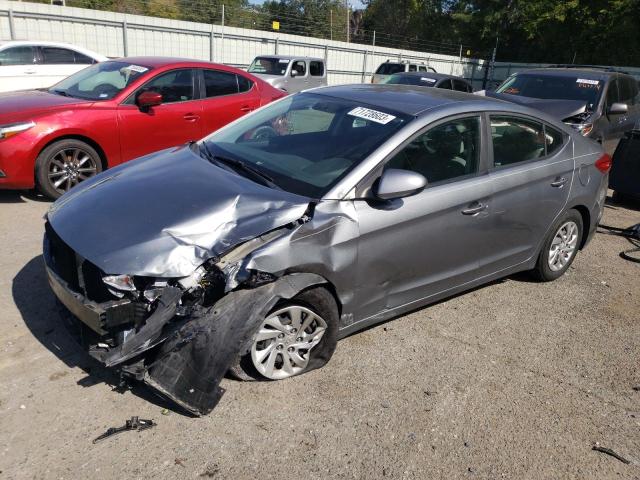 hyundai elantra 2017 kmhd74lf8hu422778