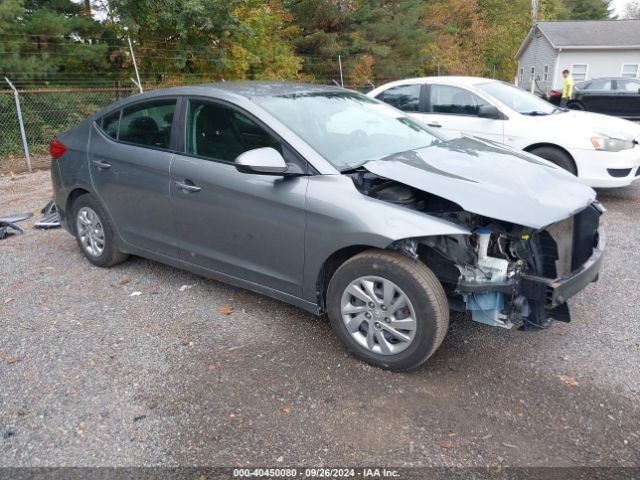 hyundai elantra 2018 kmhd74lf8ju523552