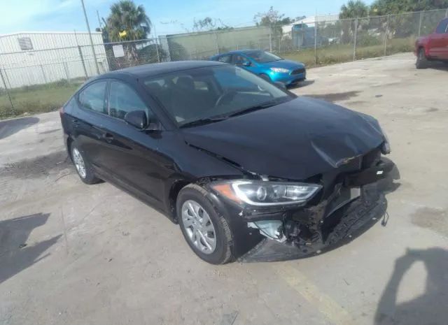 hyundai elantra 2018 kmhd74lf8ju613672