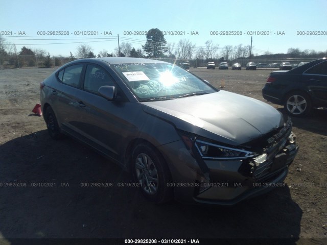 hyundai elantra 2019 kmhd74lf8ku777649