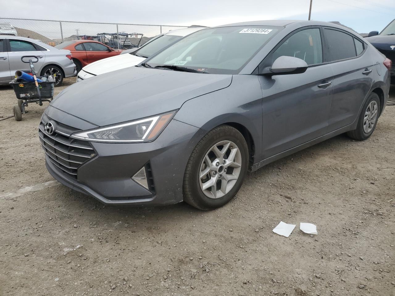 hyundai elantra 2019 kmhd74lf8ku875578