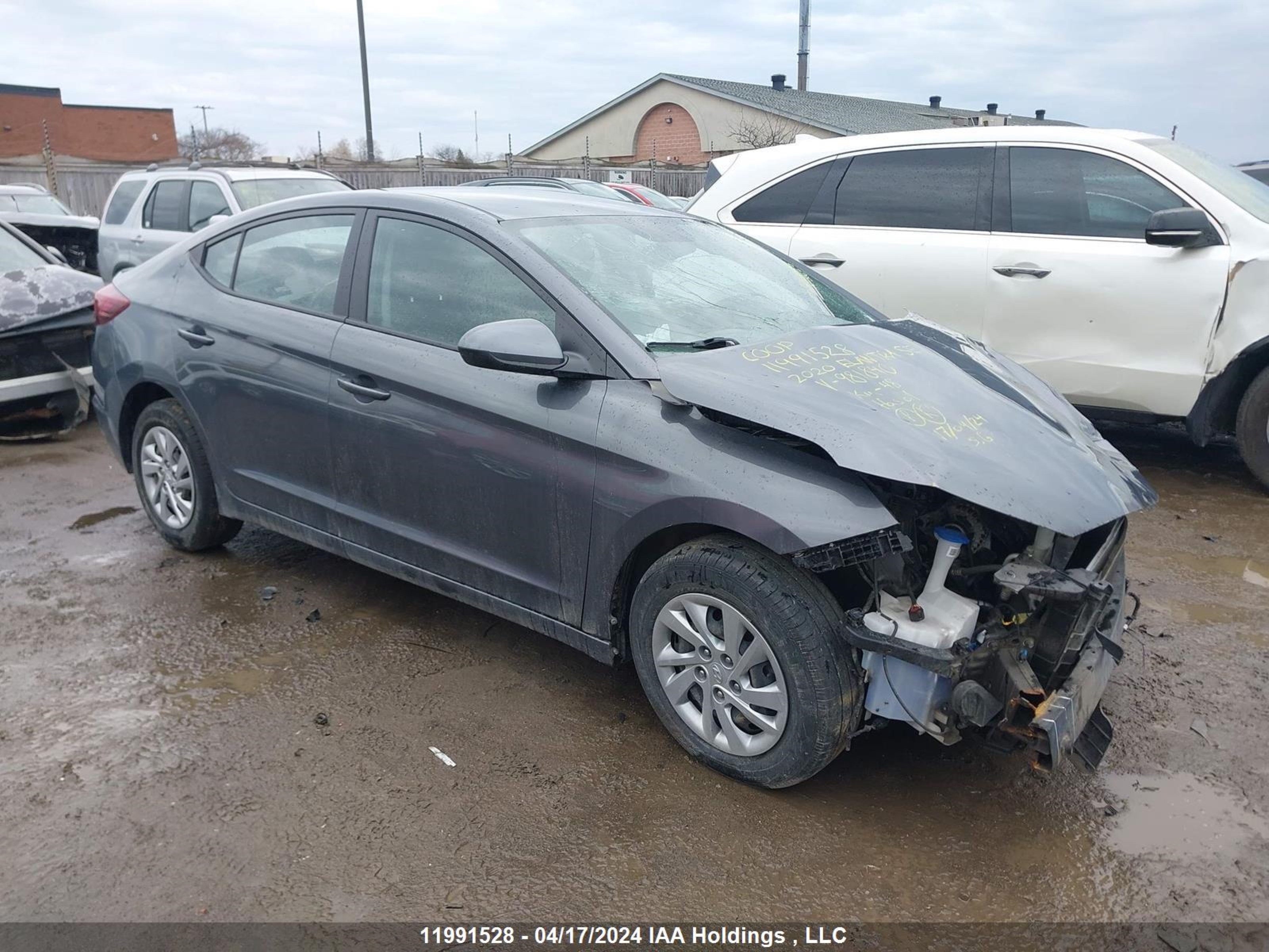 hyundai elantra 2020 kmhd74lf8lu981840