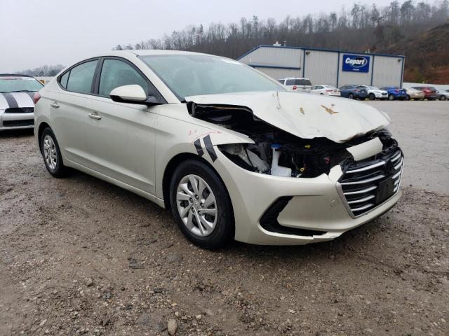 hyundai elantra se 2017 kmhd74lf9hu076708