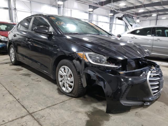 hyundai elantra se 2017 kmhd74lf9hu093766