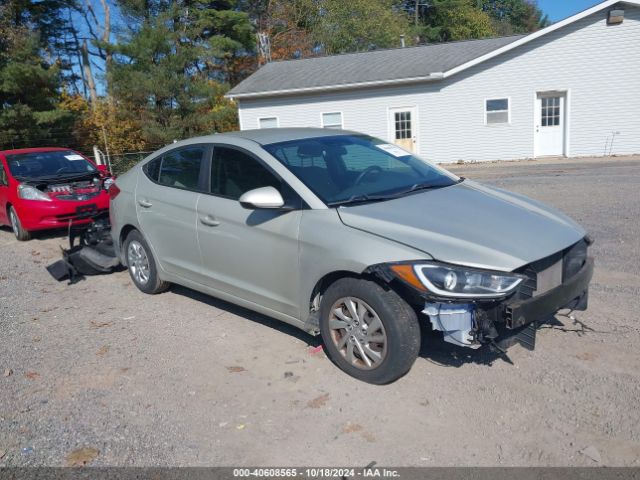 hyundai elantra 2017 kmhd74lf9hu095646