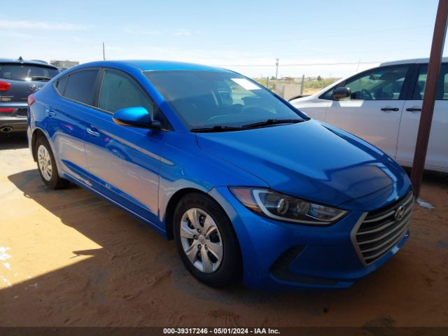 hyundai elantra 2017 kmhd74lf9hu101302