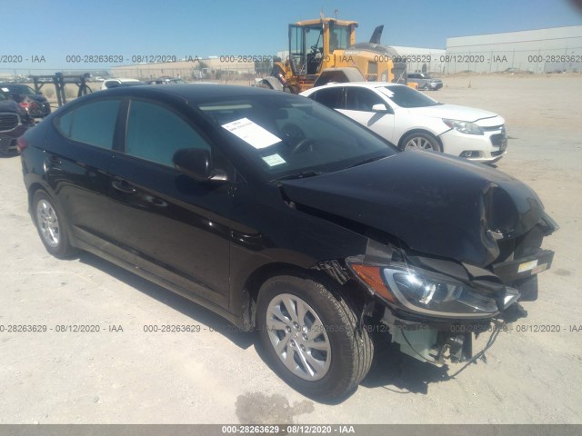 hyundai elantra 2017 kmhd74lf9hu122280