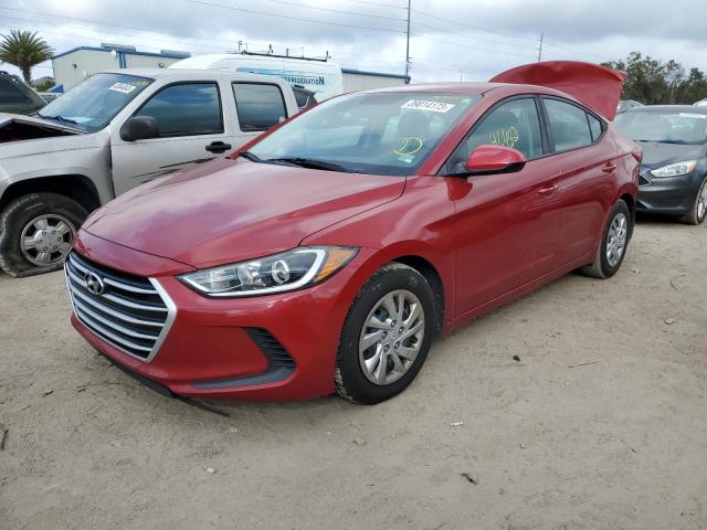 hyundai elantra se 2017 kmhd74lf9hu135448