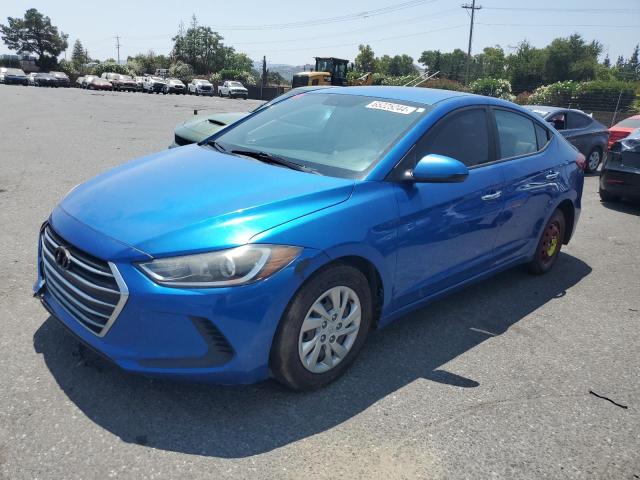 hyundai elantra se 2017 kmhd74lf9hu372098