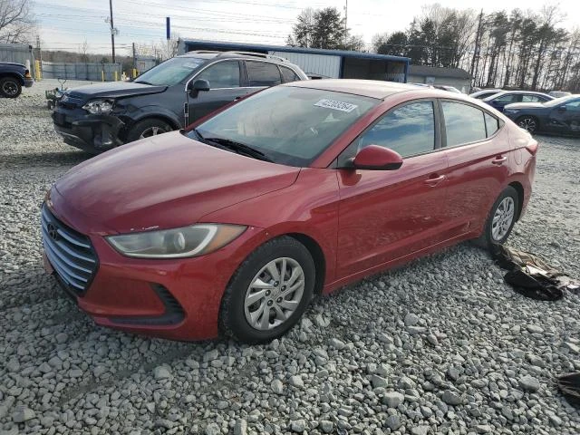 hyundai elantra se 2017 kmhd74lf9hu372943