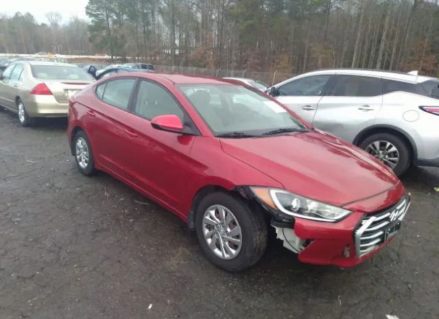 hyundai elantra 2017 kmhd74lf9hu372988