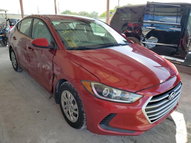 hyundai elantra se 2017 kmhd74lf9hu423244