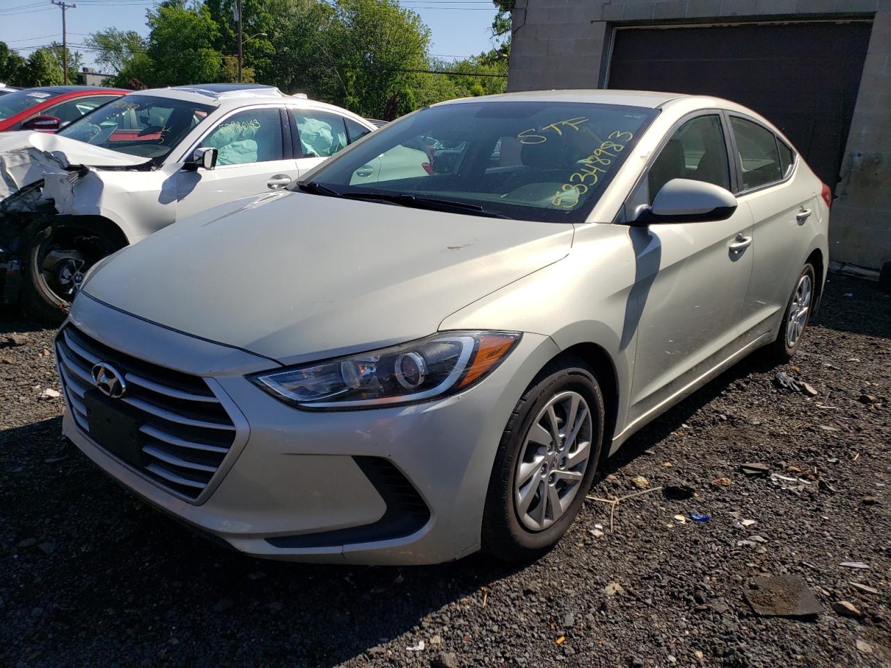 hyundai elantra 2017 kmhd74lf9hu428900