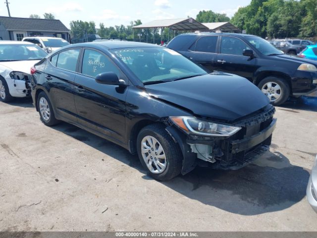 hyundai elantra 2017 kmhd74lf9hu431859