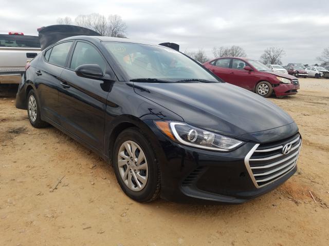 hyundai elantra se 2018 kmhd74lf9ju449509