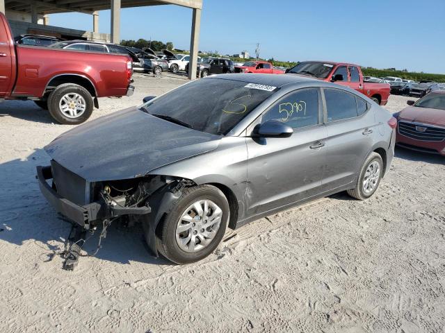 hyundai elantra se 2018 kmhd74lf9ju480985