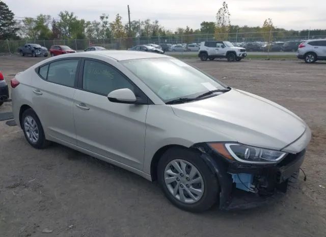 hyundai elantra 2018 kmhd74lf9ju502371