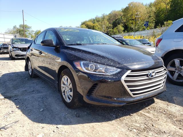 hyundai elantra 2018 kmhd74lf9ju574218