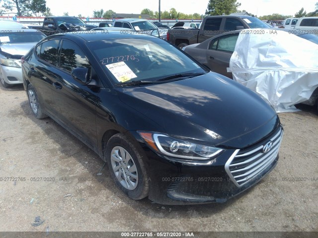 hyundai elantra 2018 kmhd74lf9ju586059