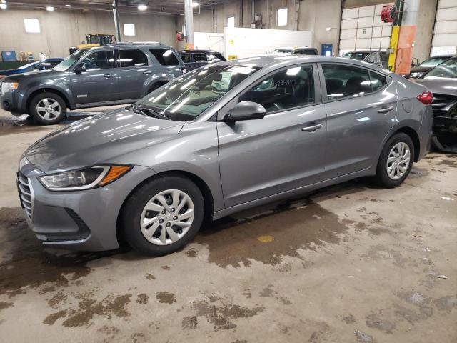 hyundai elantra se 2018 kmhd74lf9ju608058