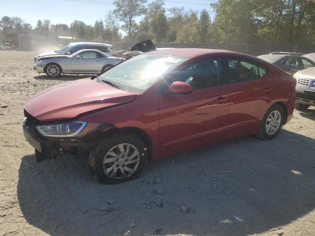 hyundai elantra se 2018 kmhd74lf9ju614412