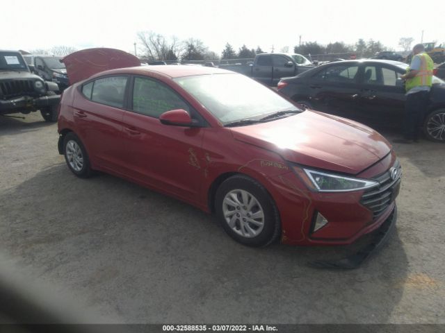 hyundai elantra 2019 kmhd74lf9ku817446