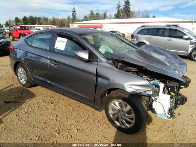 hyundai elantra 2019 kmhd74lf9ku827748