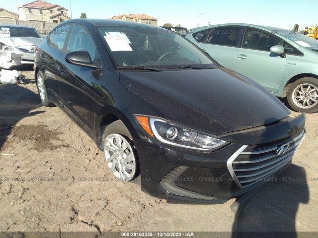 hyundai elantra 2017 kmhd74lfxhu057679