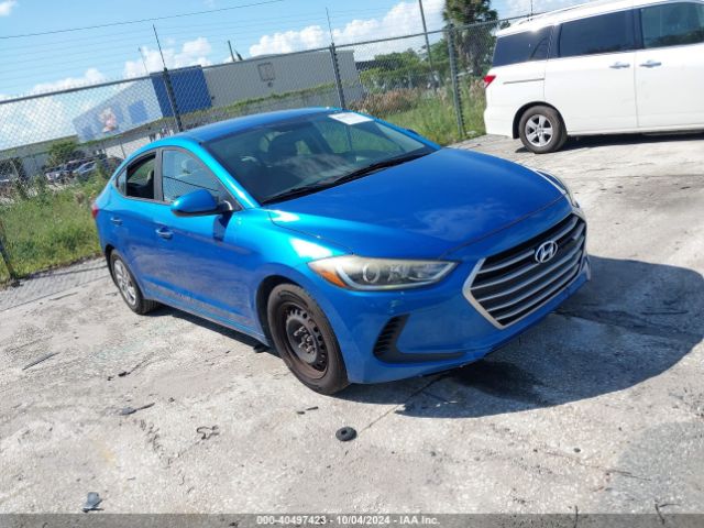 hyundai elantra 2017 kmhd74lfxhu095655