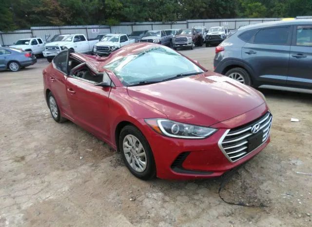 hyundai elantra 2017 kmhd74lfxhu116245