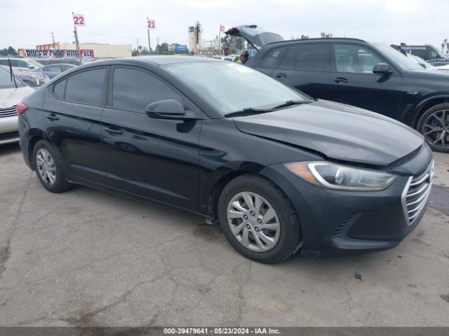 hyundai elantra 2017 kmhd74lfxhu160147