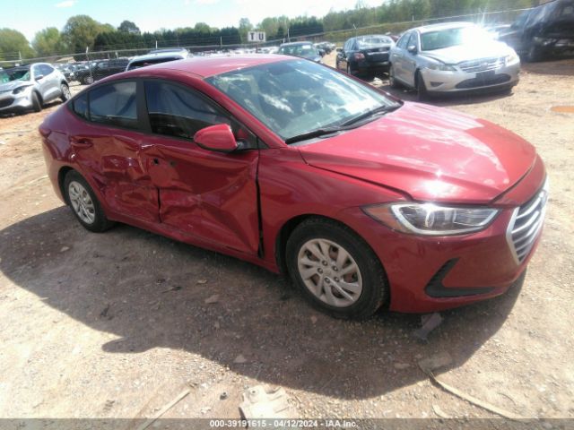 hyundai elantra 2017 kmhd74lfxhu172654