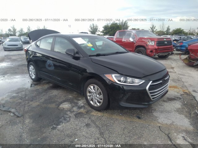 hyundai elantra 2017 kmhd74lfxhu179927