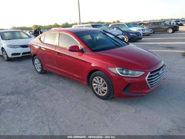 hyundai elantra 2017 kmhd74lfxhu190622