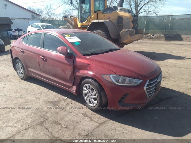 hyundai elantra 2017 kmhd74lfxhu409515