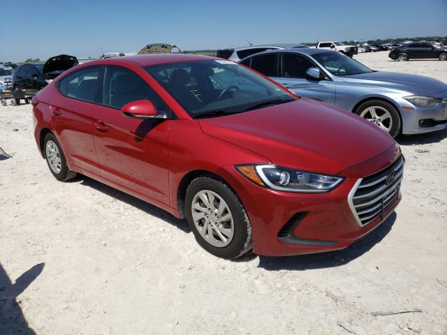 hyundai elantra se 2018 kmhd74lfxju477254